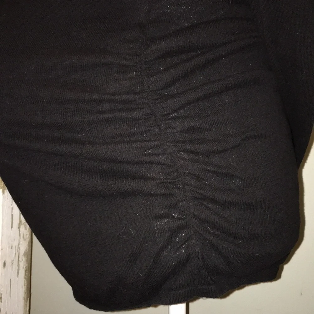 Motherhood Maternity Long Sleeve Black Sweater Top Buttoned Back Small - Picture 5 of 8